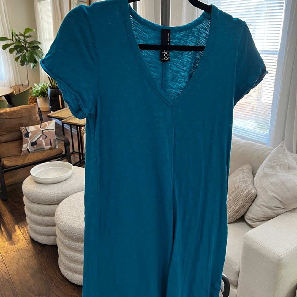 T-Shirt dress. Perfect as a cover up